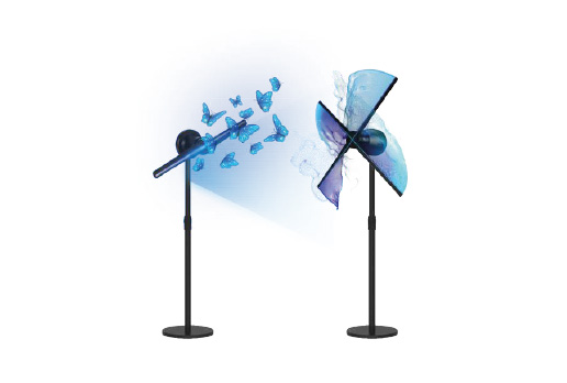 3D Holographic Fans