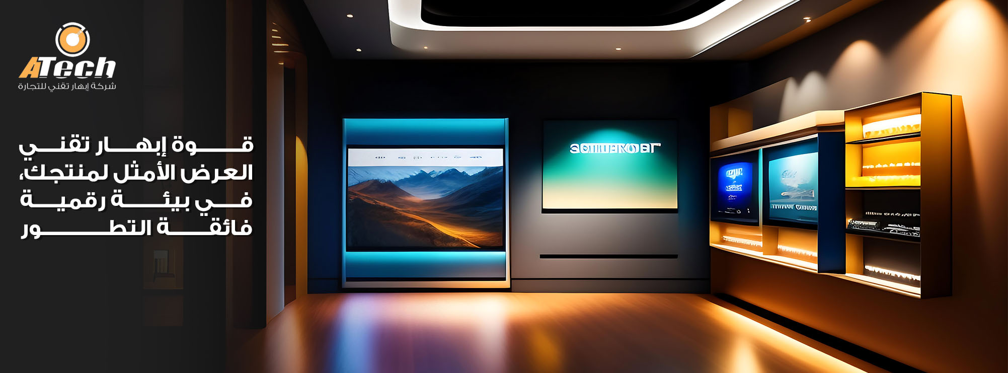 شاشات عرض كبيرة.. هندسة تفرض حضورها البصري.